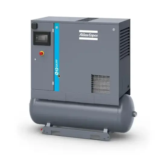 Atlas Copco Oliegesmeerde schroefcompressor GA7FF 13 400/50 TM MEAA